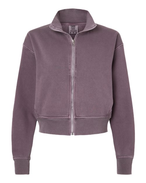 logo-left Comfort Colors WoGarment-Dyed Full-Zip Jacket-Comfort Colors-Dusk-S-Thread Logic