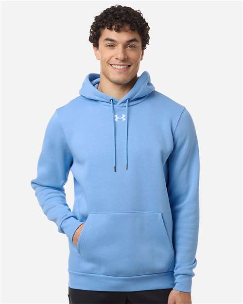 no-logo Under Armour Team Icon Fleece Hooded Sweatshirt-Under Armour-Thread Logic