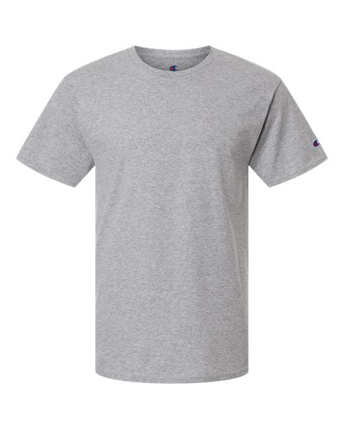 logo-left Champion Unisex Jersey T-Shirt-Champion-Light Steel-S-Thread Logic