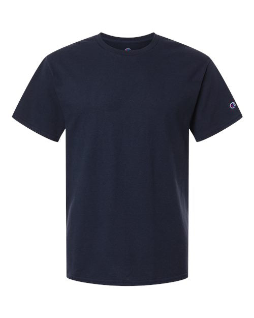 logo-left Champion Unisex Jersey T-Shirt-Champion-Navy-S-Thread Logic
