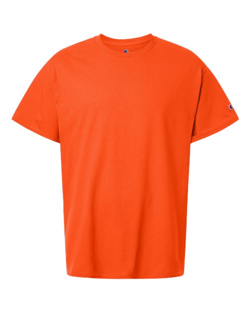 logo-left Champion Unisex Jersey T-Shirt-Champion-Orange-S-Thread Logic