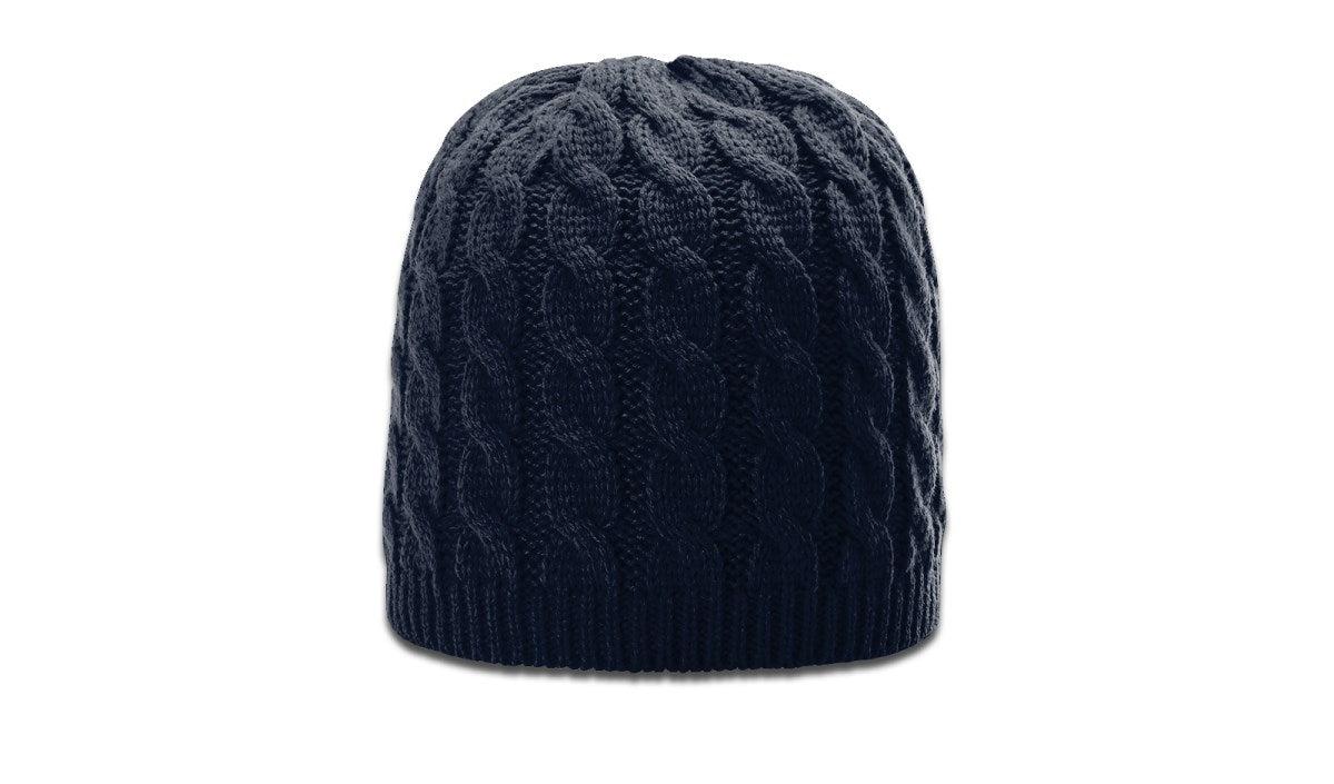 no-logo Richardson Cable Knit Beanie-Richardson-Thread Logic