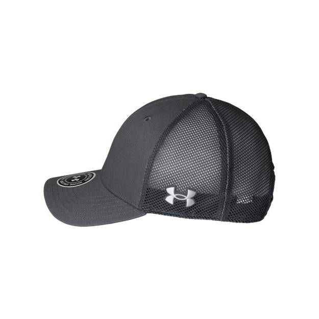 no-logo Under Armour Team Mid Trucker Cap-Under Armour-Thread Logic