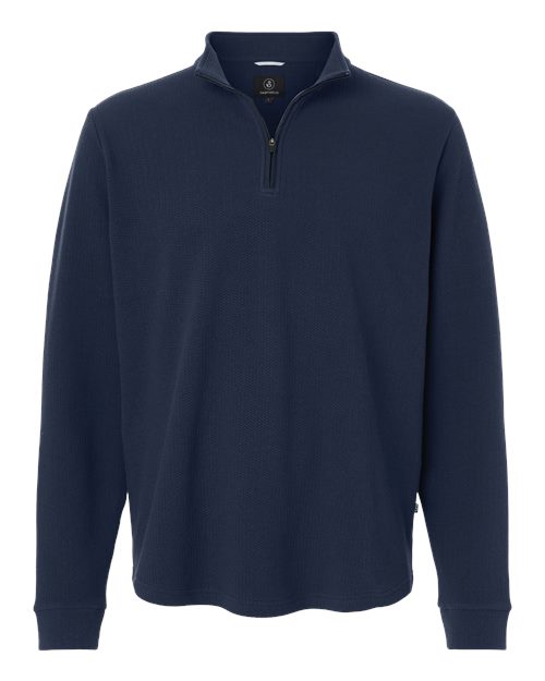 logo-left Swannies Luke Quarter-Zip Pullover-Swannies-Navy-S-Thread Logic