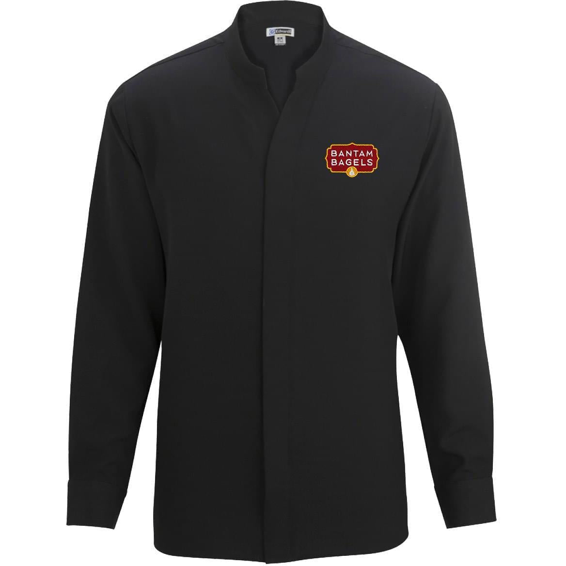 no-logo Edwards Bastiste Stand Up Collar Shirt-Dress Shirts-Edwards-Thread Logic