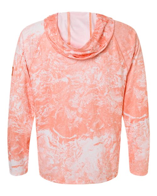 no-logo HUK Pursuit Mossy Oak Printed Hooded Long Sleeve T-Shirt-HUK-Thread Logic