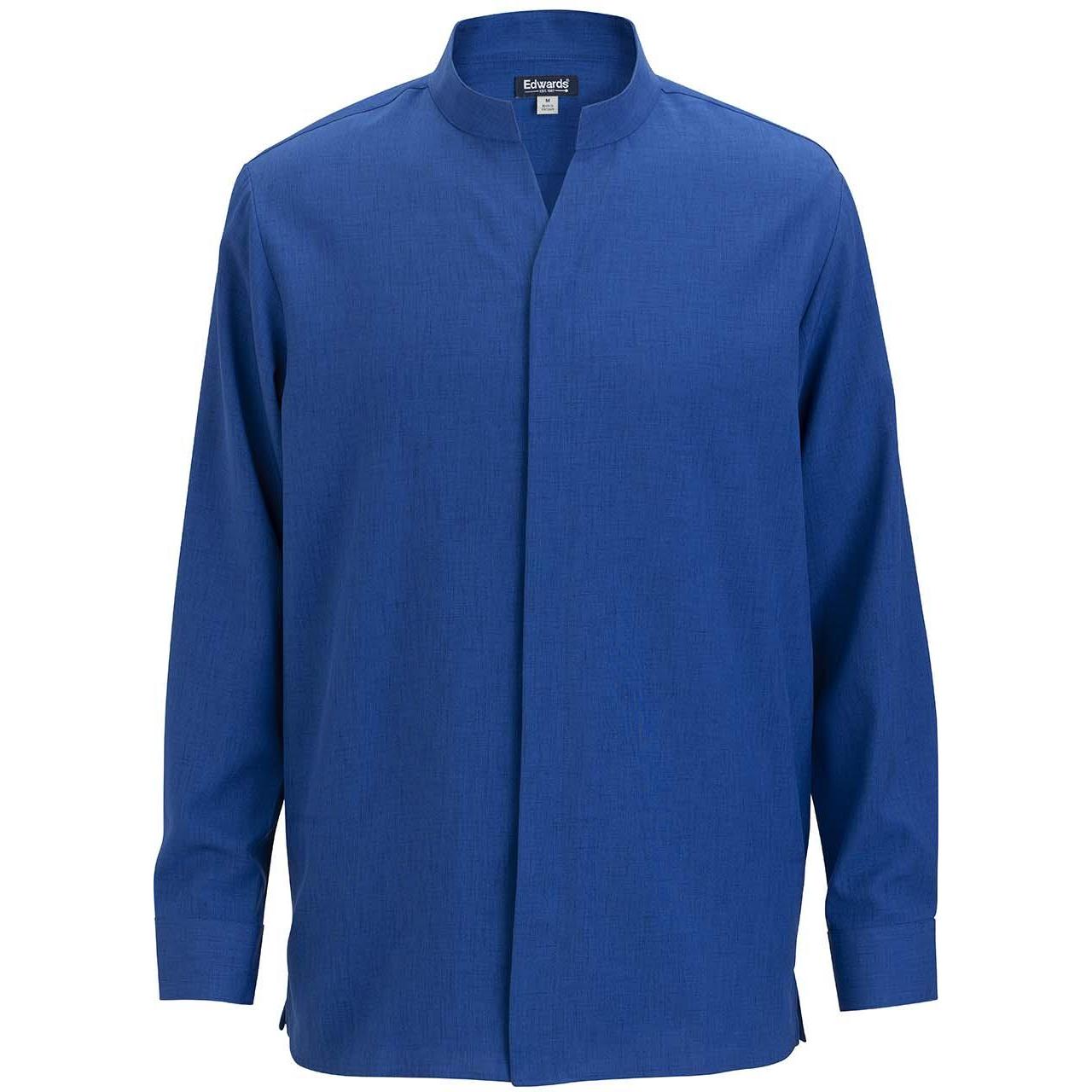 Edwards Flexbatiste Stand Up Collar Long Sleeve Mens Shirt