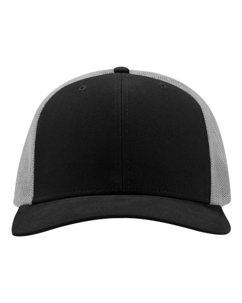 no-logo DRI Duck Heritage Pro Trucker Cap-DRI Duck-Black/ Fog-Adjustable-Thread Logic