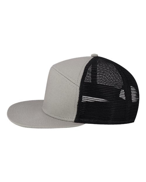 no-logo Legacy Hopback Seven-Panel Trucker Cap-Legacy-Thread Logic