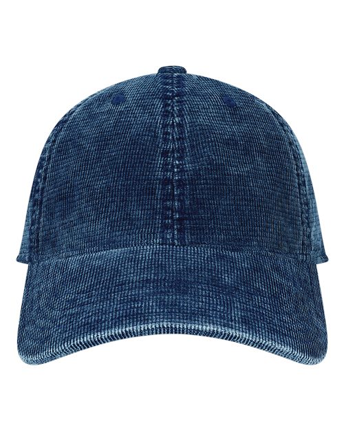 no-logo Legacy Salt Wash Corduroy Cap-Legacy-Blue-Adjustable-Thread Logic