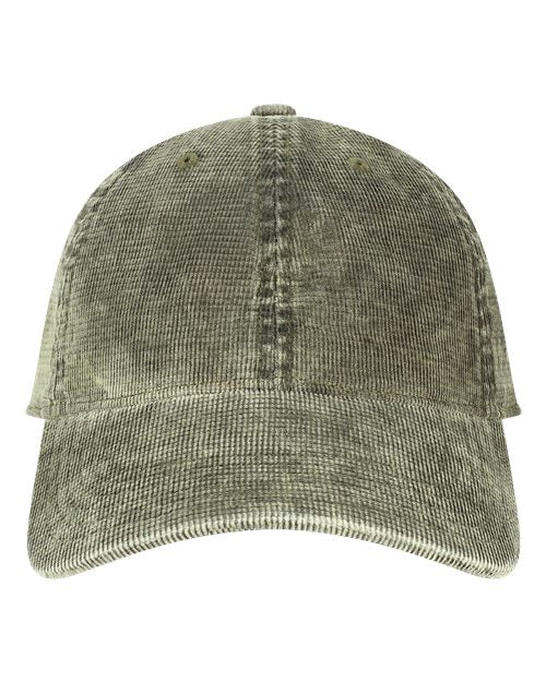 no-logo Legacy Salt Wash Corduroy Cap-Legacy-Dark Green-Adjustable-Thread Logic
