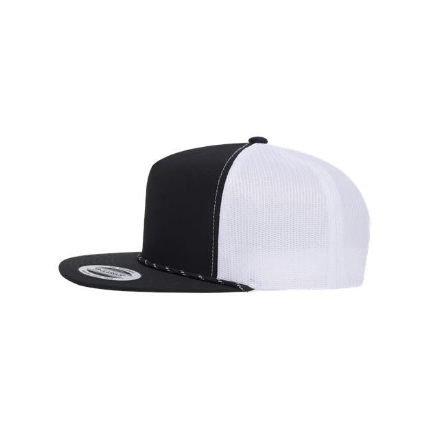 no-logo YP Classics Classic Five-Panel Trucker Rope Cap-YP Classics-Thread Logic