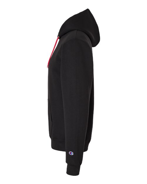 no-logo Champion Unisex Powerblend Contrast Color Hooded Sweatshirt-Champion-Thread Logic