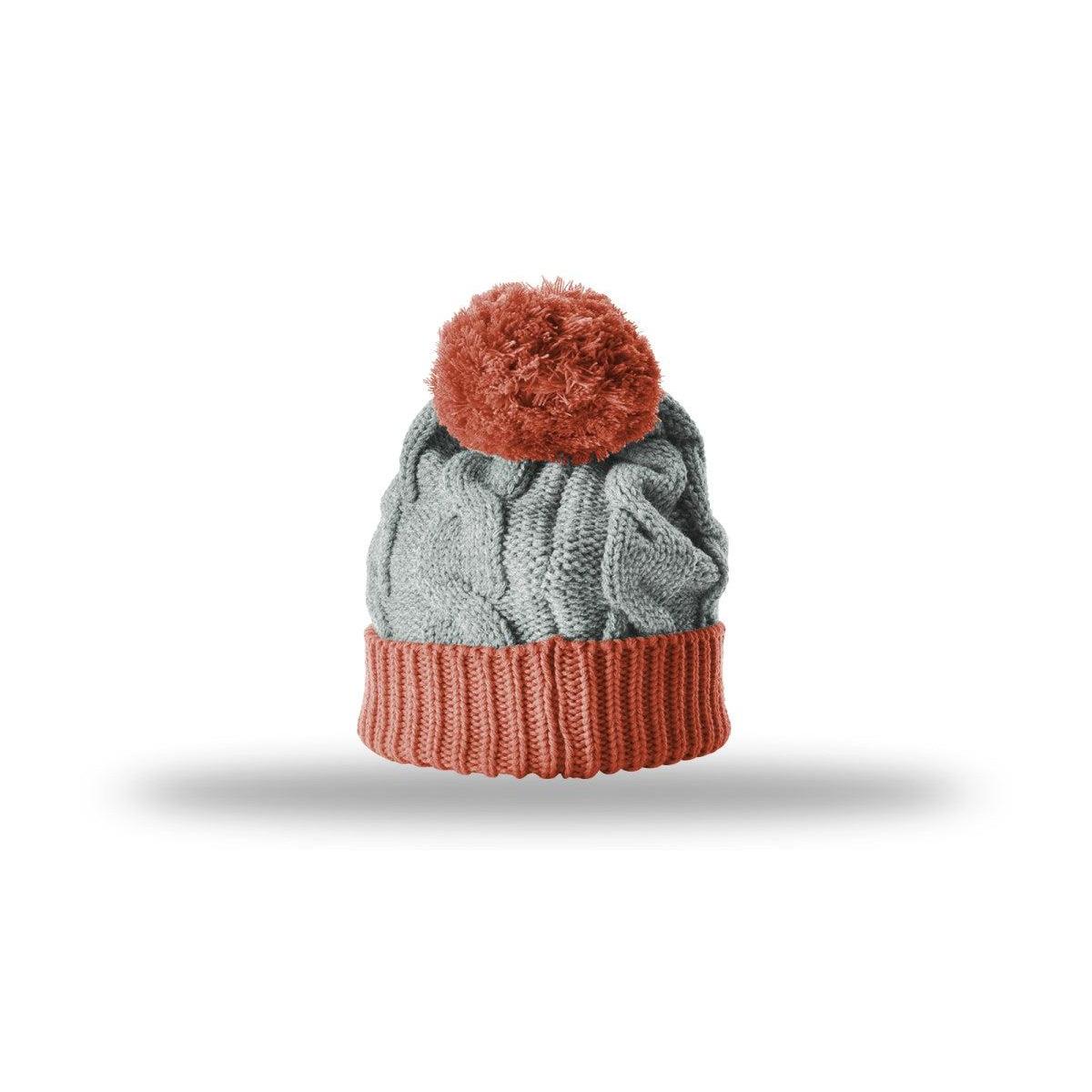 no-logo Richardson Chunk Twist Knit Beanie W/ Cuff & Pom-Richardson-Thread Logic