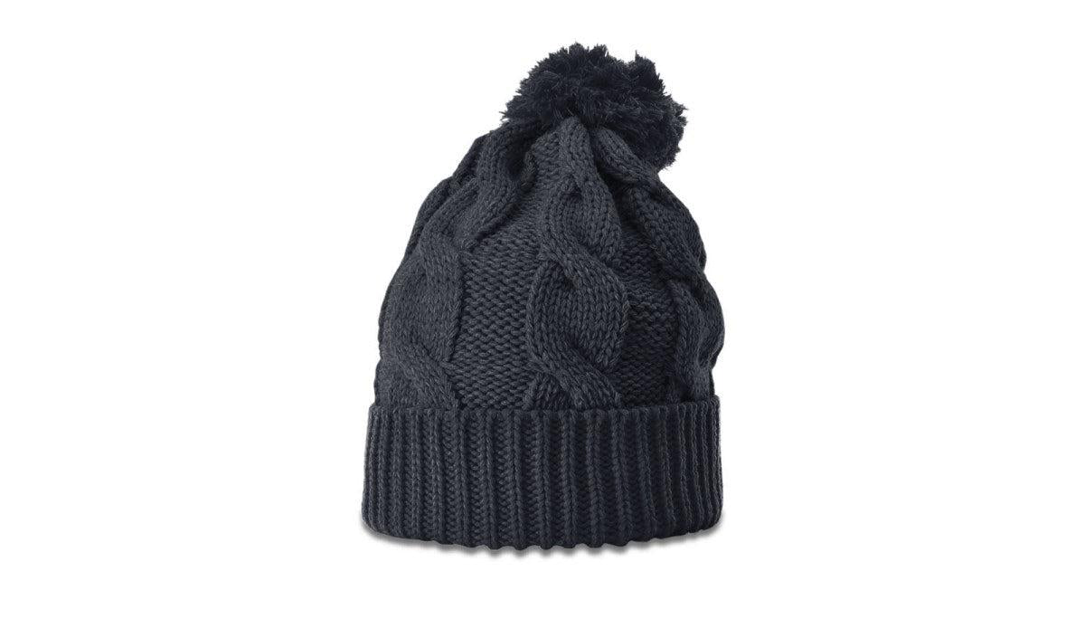 no-logo Richardson Chunk Twist Knit Beanie W/ Cuff & Pom-Richardson-Thread Logic