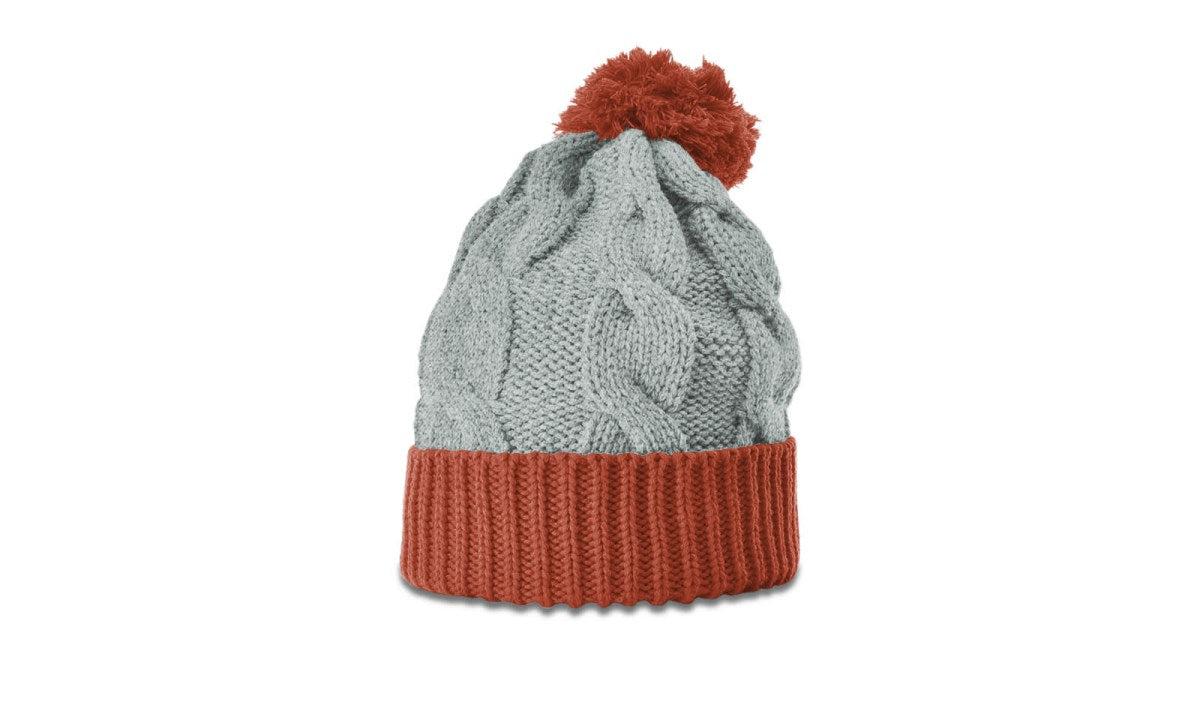 no-logo Richardson Chunk Twist Knit Beanie W/ Cuff & Pom-Richardson-Thread Logic