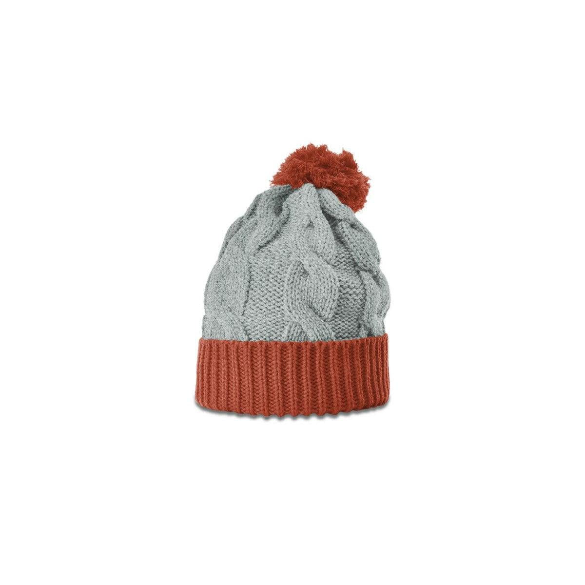 no-logo Richardson Chunk Twist Knit Beanie W/ Cuff & Pom-Richardson-Thread Logic