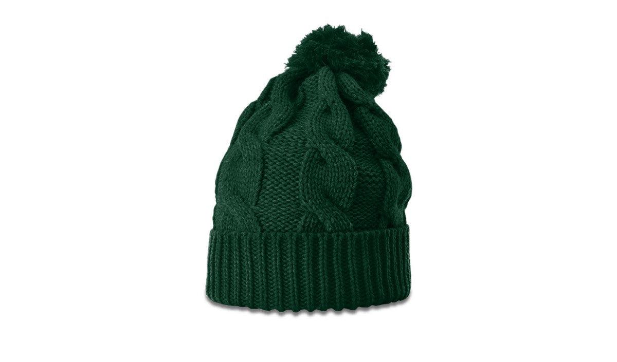no-logo Richardson Chunk Twist Knit Beanie W/ Cuff & Pom-Richardson-Thread Logic