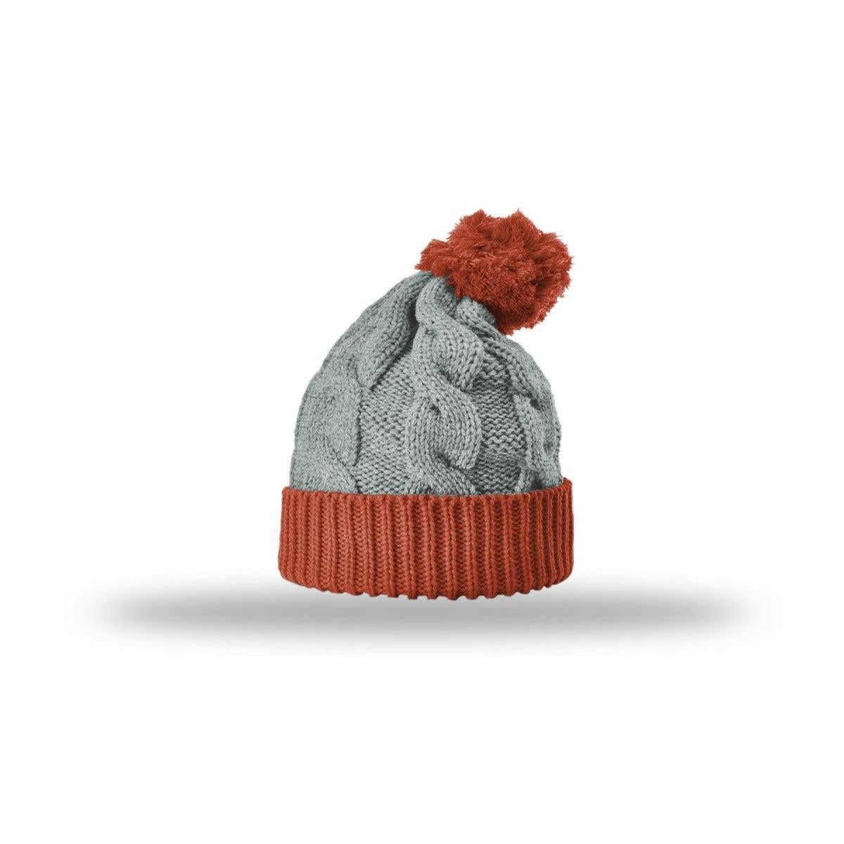 no-logo Richardson Chunk Twist Knit Beanie W/ Cuff & Pom-Richardson-Thread Logic