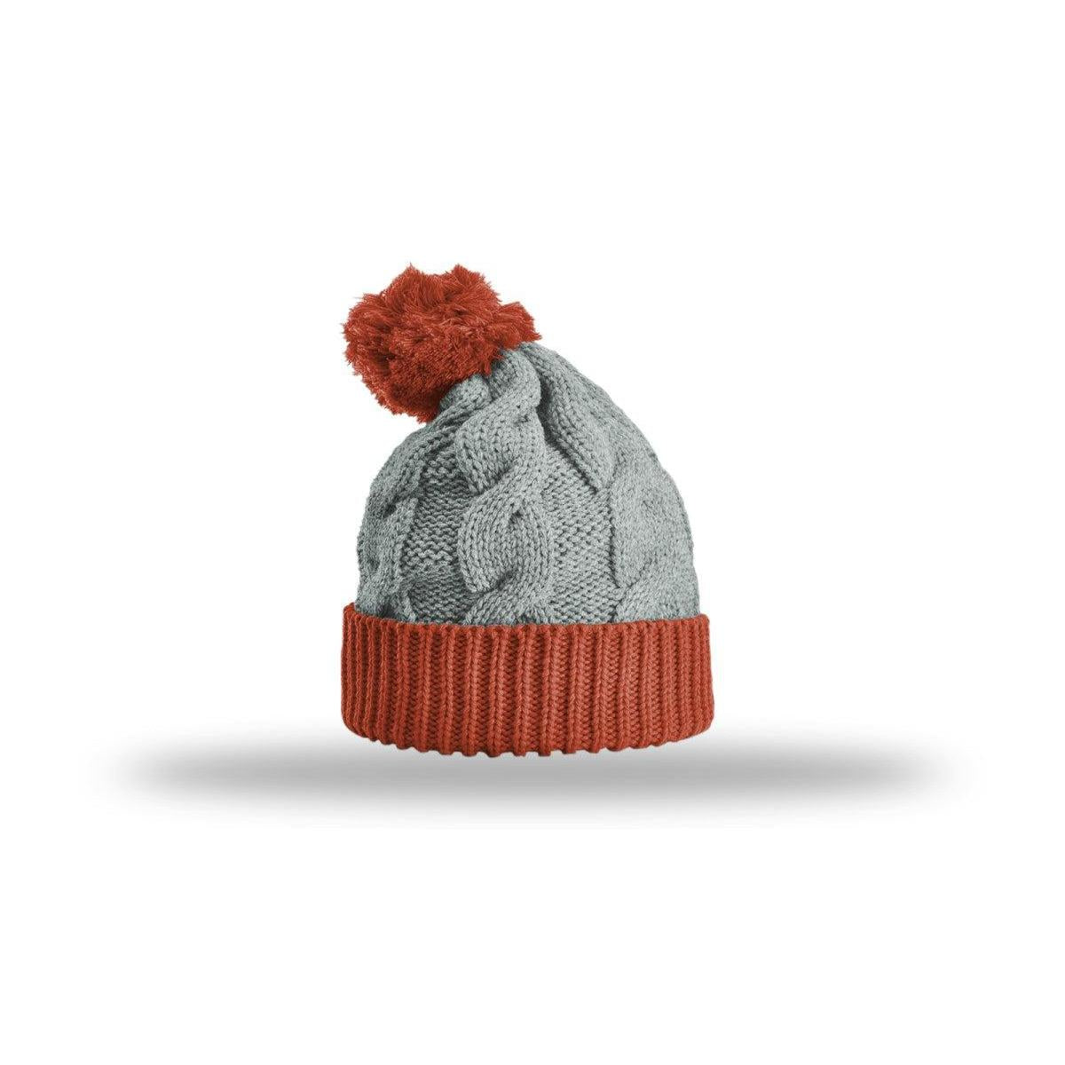 no-logo Richardson Chunk Twist Knit Beanie W/ Cuff & Pom-Richardson-Thread Logic