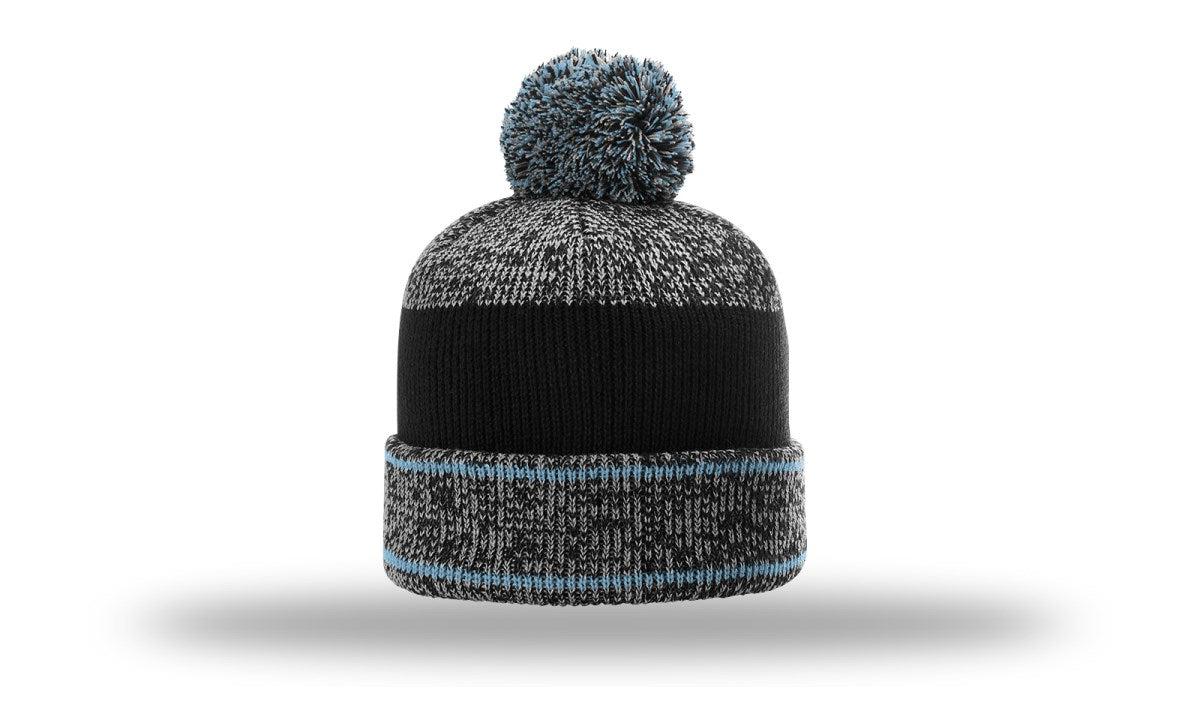 Richardson Heather Beanie W/ Cuff & Pom