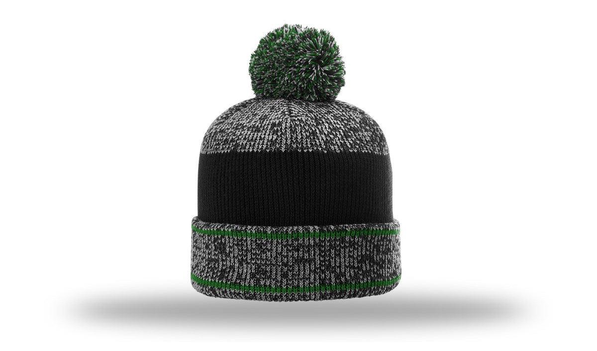 Richardson Heather Beanie W/ Cuff & Pom