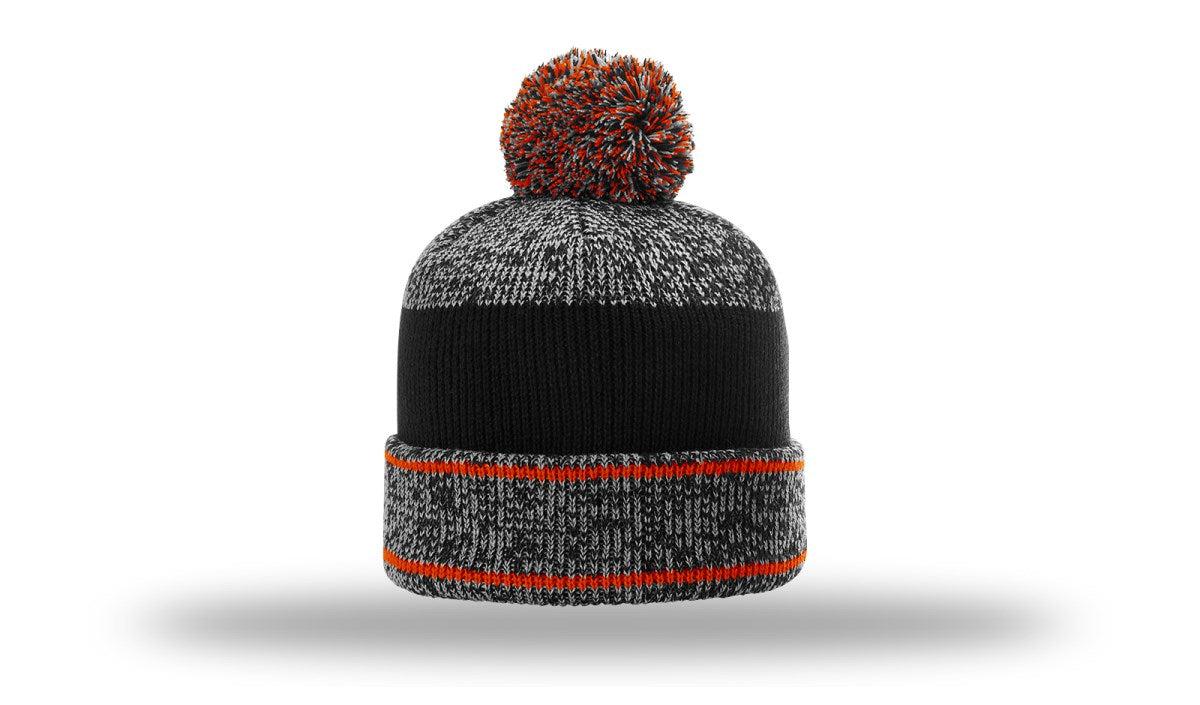 Richardson Heather Beanie W/ Cuff & Pom