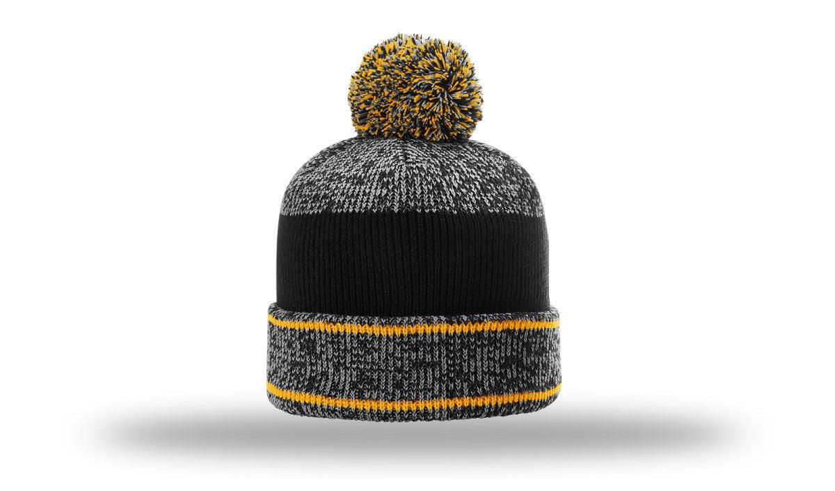 Richardson Heather Beanie W/ Cuff & Pom