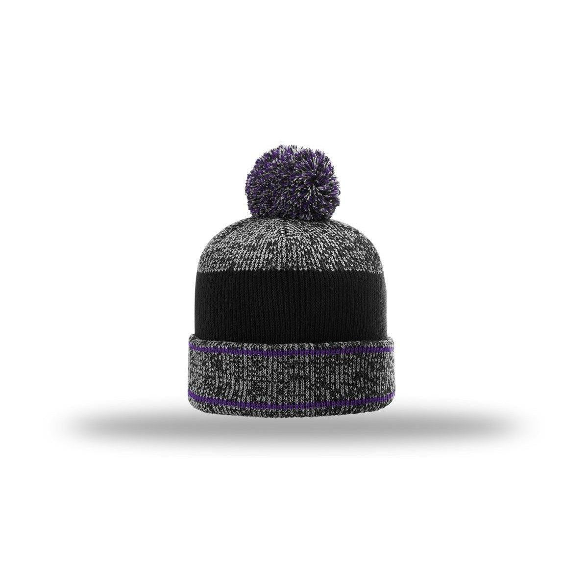 no-logo Richardson Heather Beanie W/ Cuff & Pom-Richardson-Thread Logic