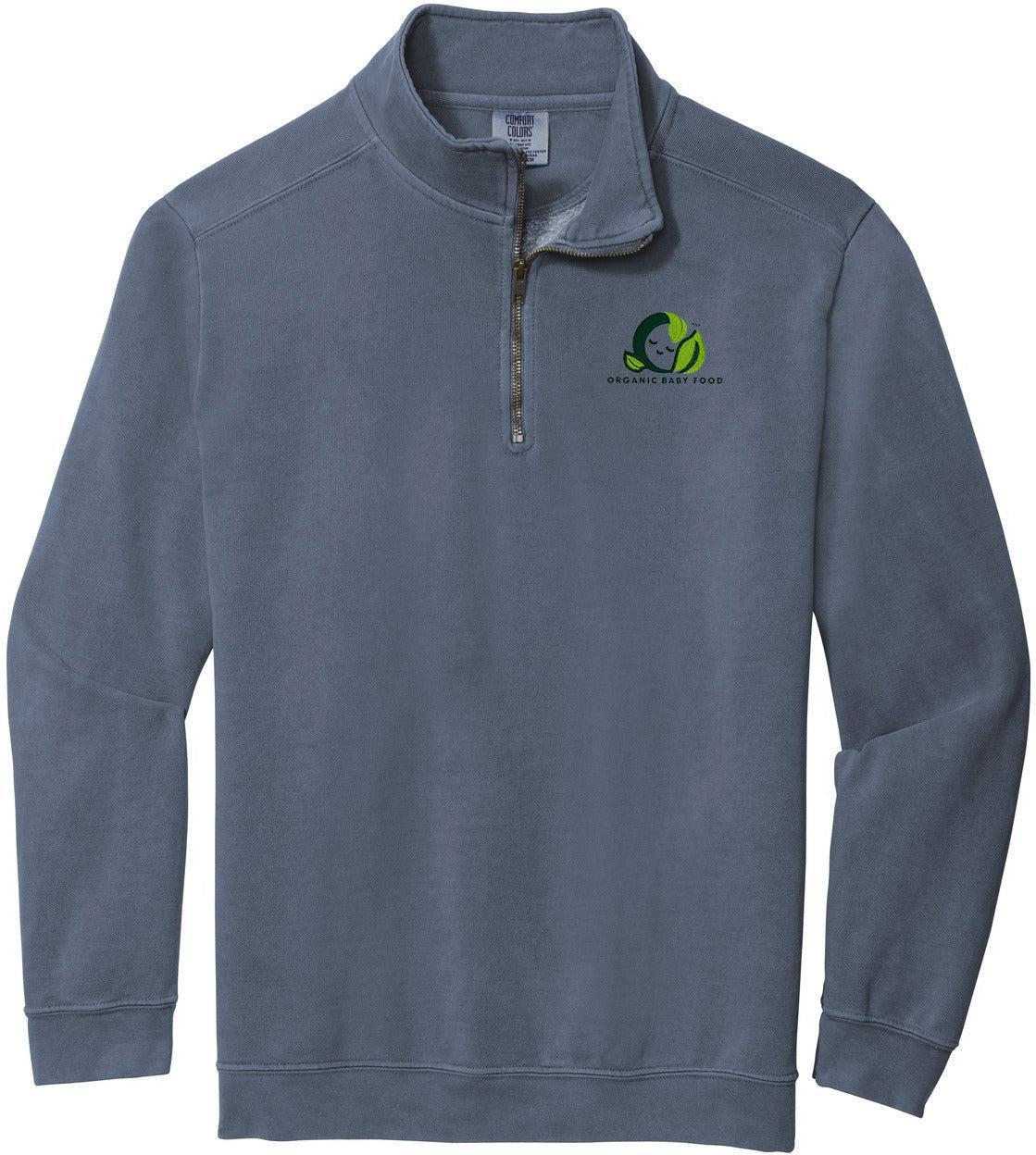 Comfort Colors 1580 Quarter-Zip Pullover with Custom Embroidery