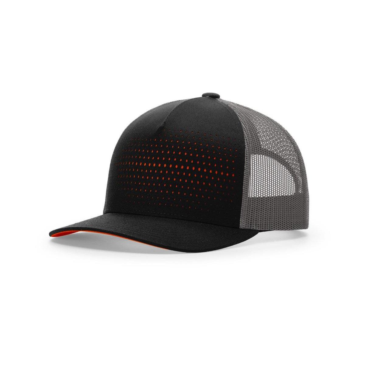 no-logo Richardson Laser Cut Five Panel Trucker-Richardson-Thread Logic