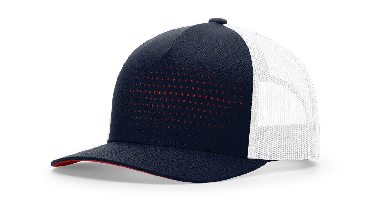 no-logo Richardson Laser Cut Five Panel Trucker-Richardson-Thread Logic