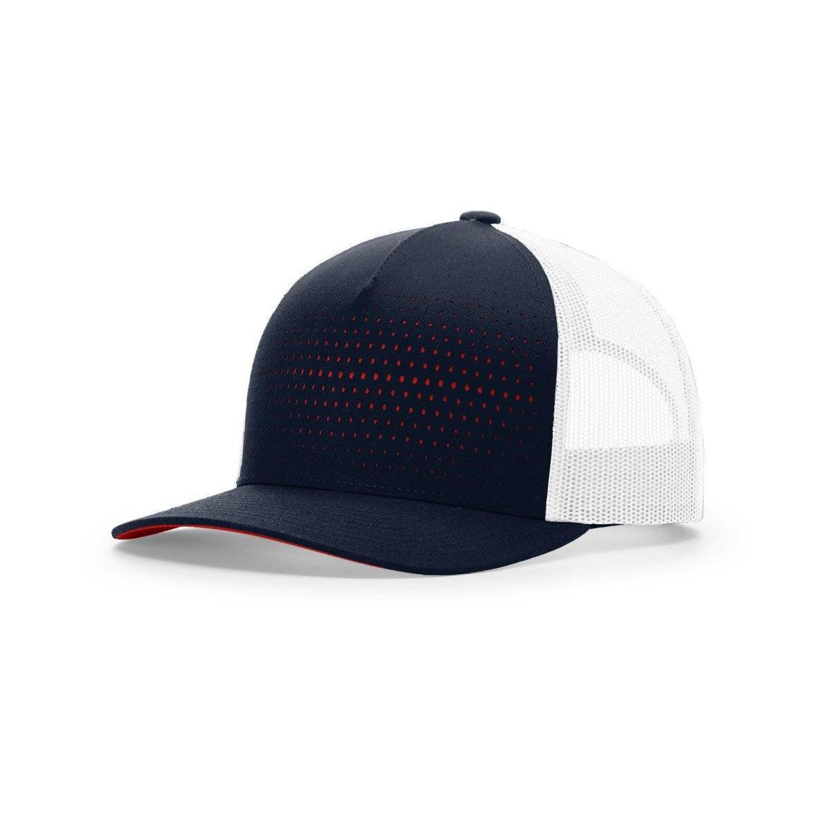 no-logo Richardson Laser Cut Five Panel Trucker-Richardson-Thread Logic