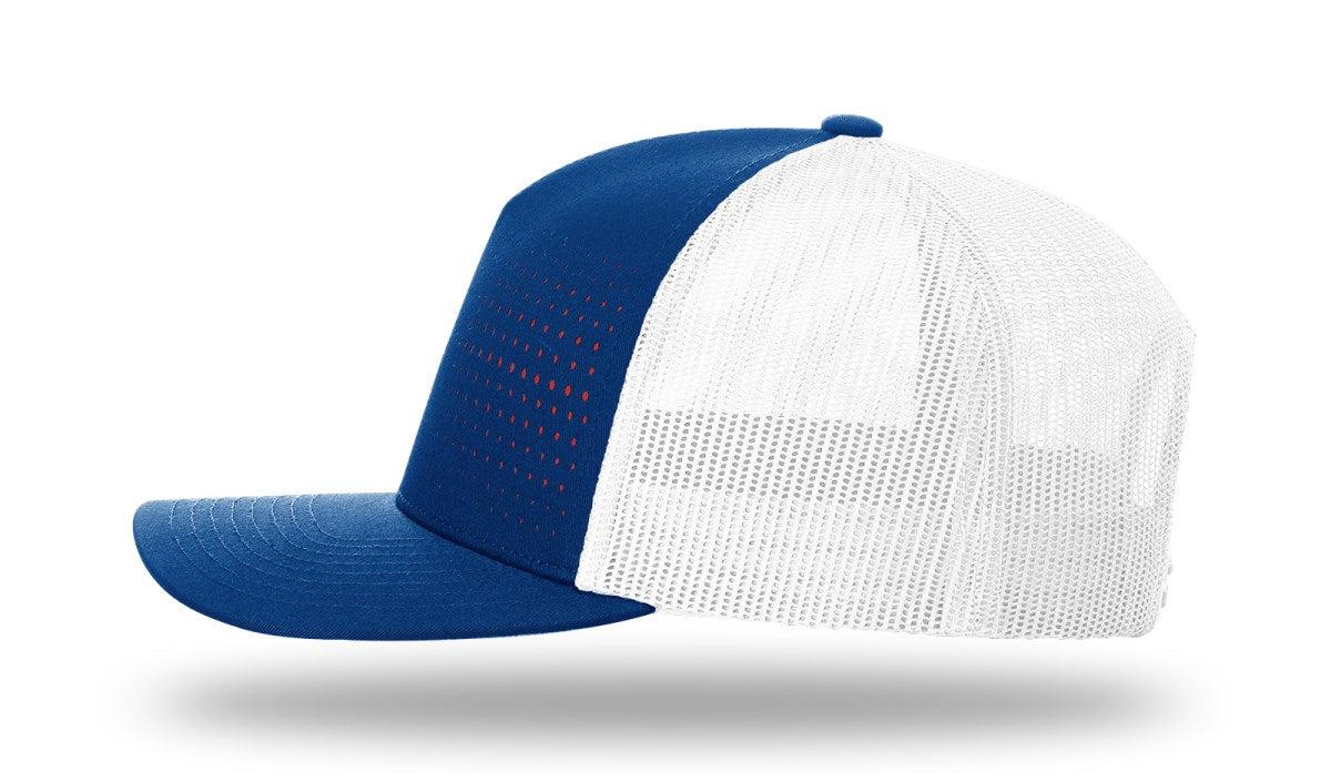 no-logo Richardson Laser Cut Five Panel Trucker-Richardson-Thread Logic