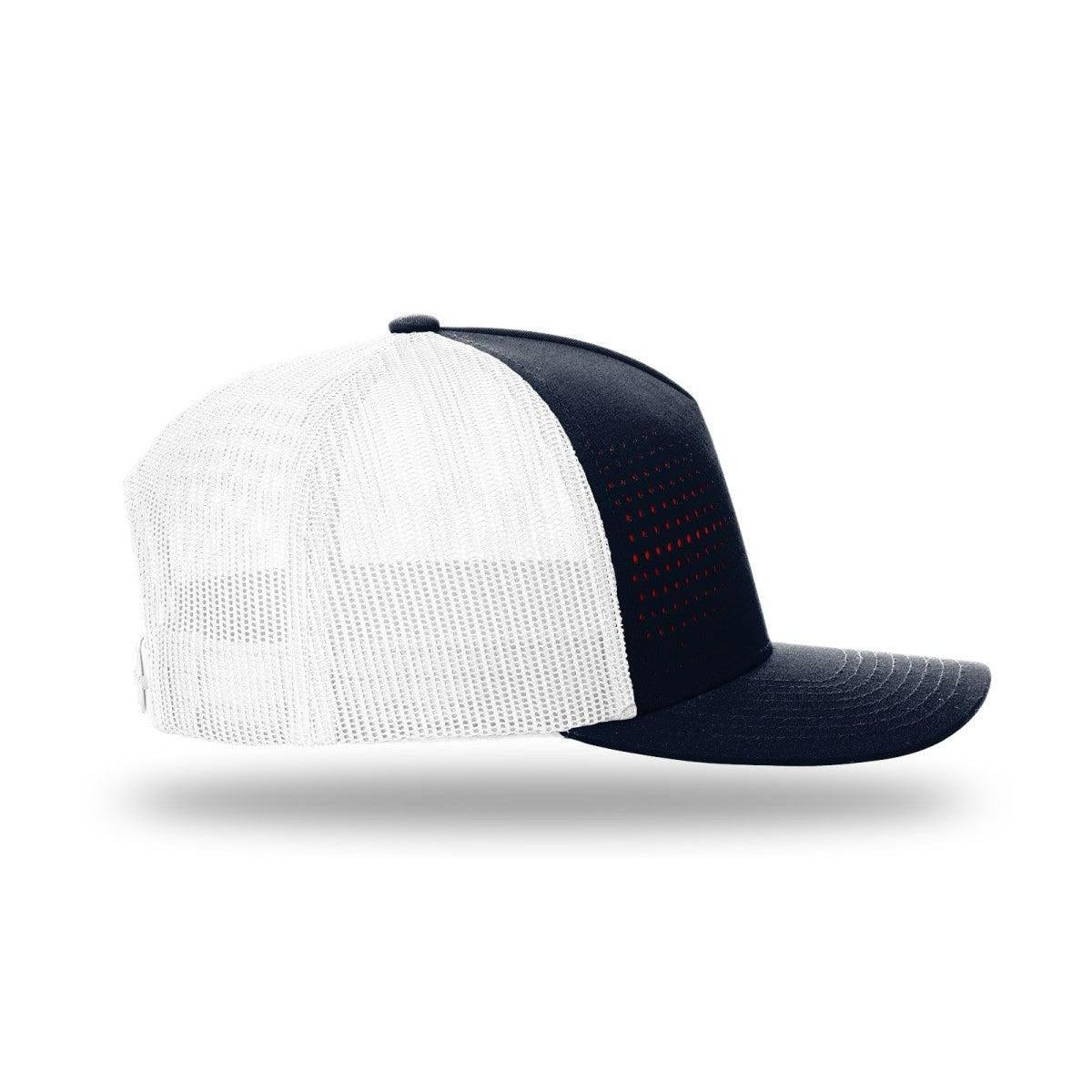 no-logo Richardson Laser Cut Five Panel Trucker-Richardson-Thread Logic