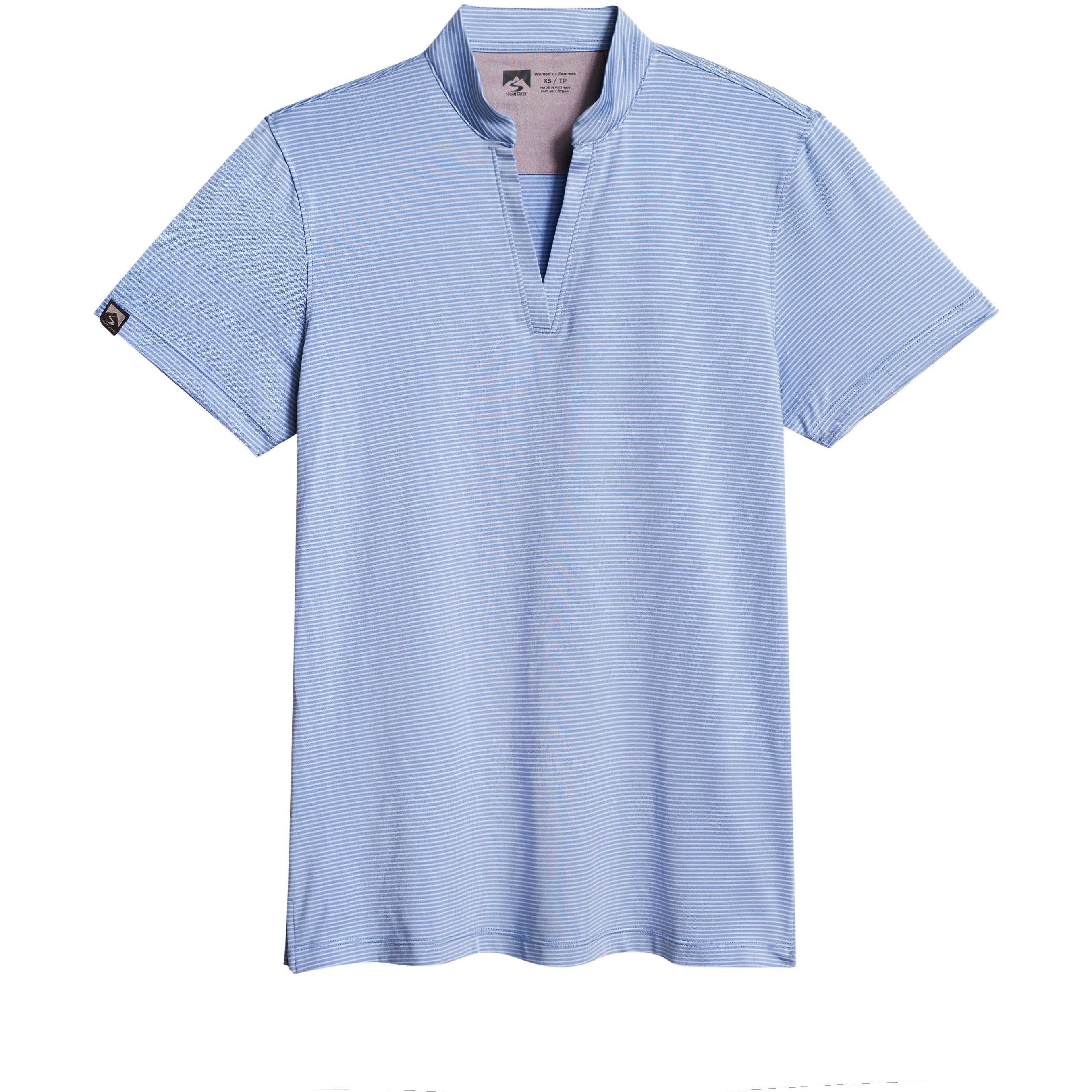 Storm Creek Ladies Optimist II Microstripe Short Sleeve Polo