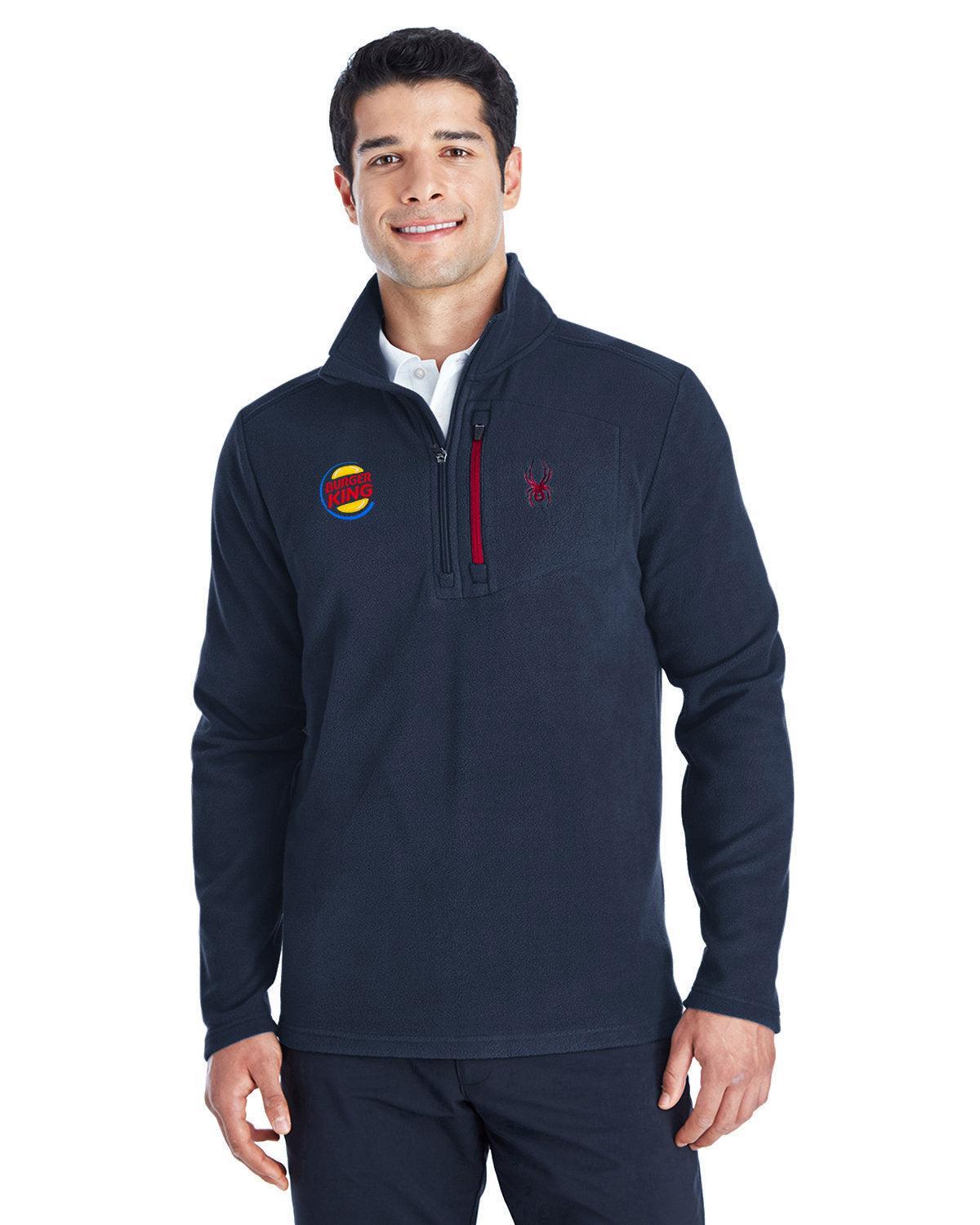 Spyder 187332 Quarter-Zip Pullover with Custom Embroidery