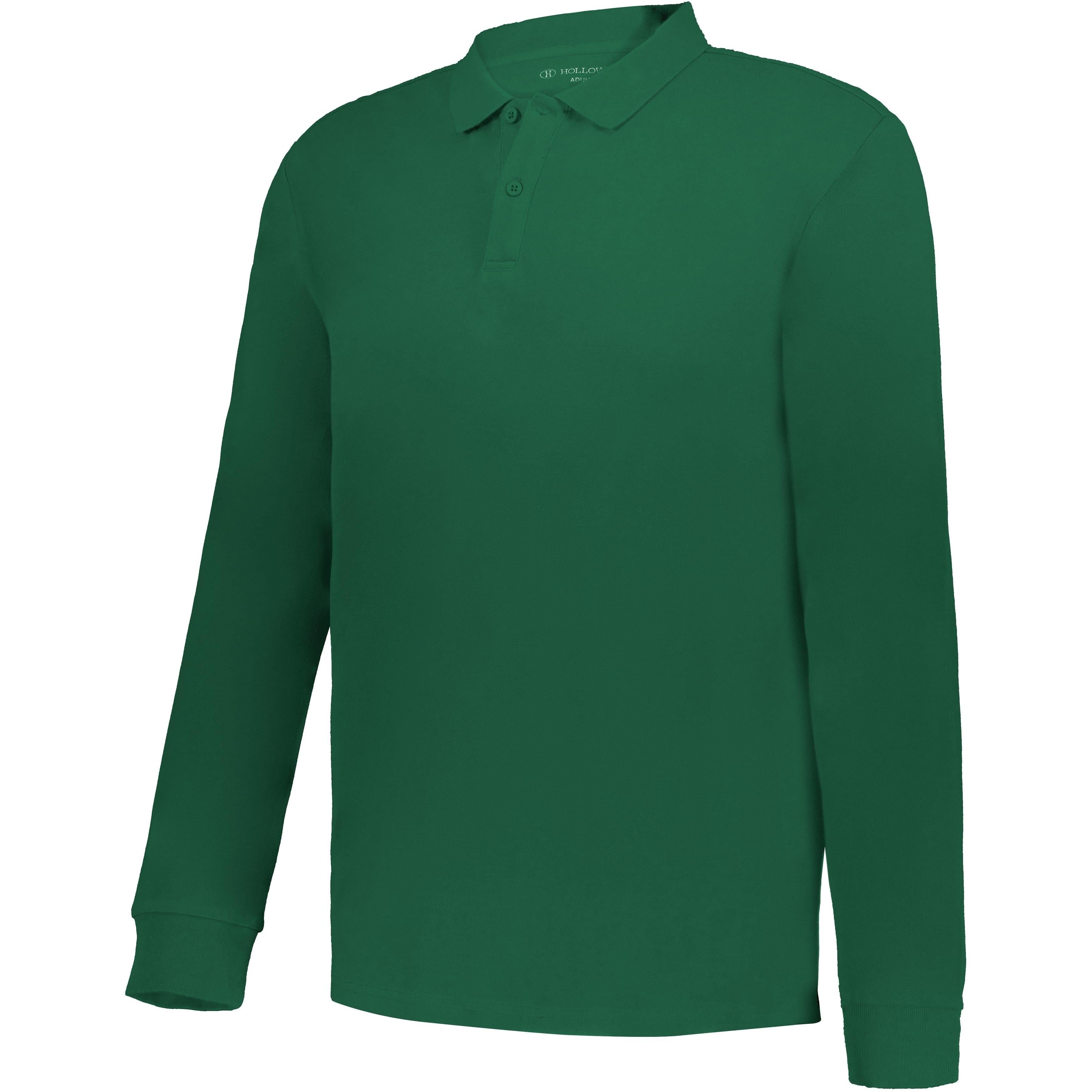 Holloway Core Cotton Long Sleeve Polo