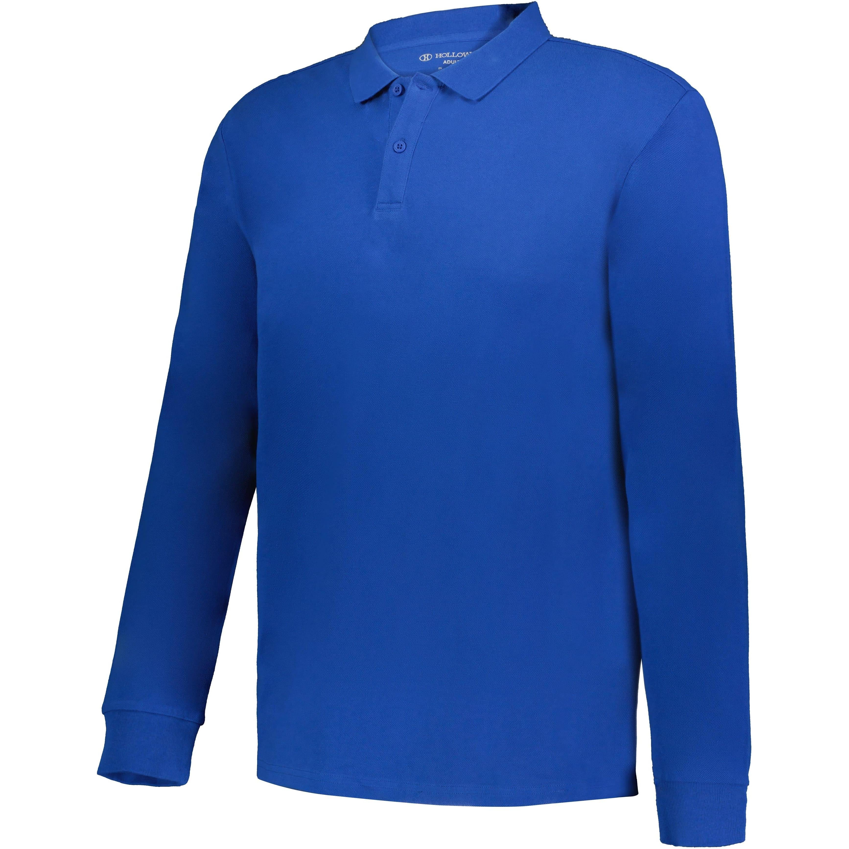 Holloway Core Cotton Long Sleeve Polo