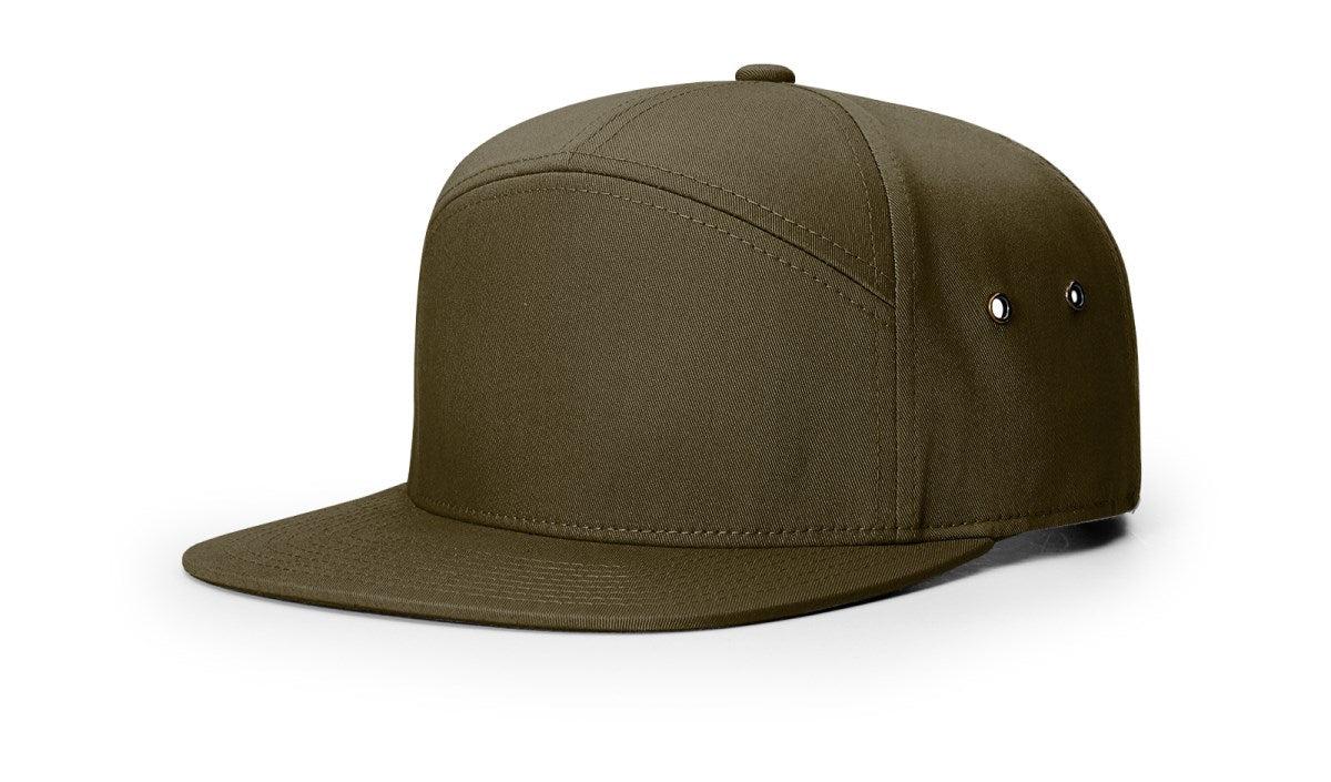 no-logo Richardson 7 Panel Twill Strapback-Richardson-Thread Logic