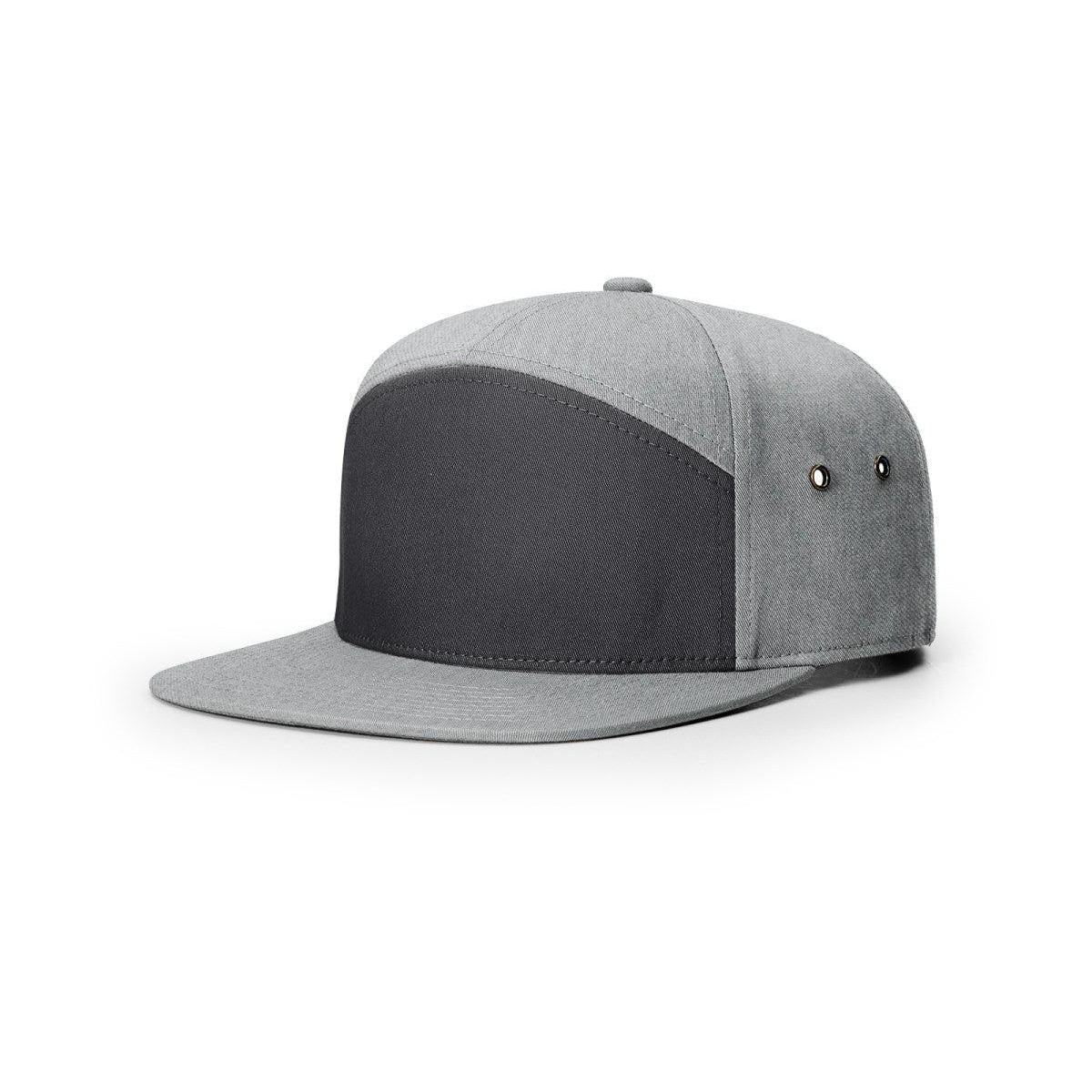 no-logo Richardson 7 Panel Twill Strapback-Richardson-Thread Logic