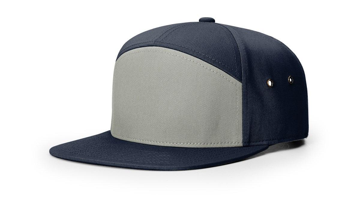 no-logo Richardson 7 Panel Twill Strapback-Richardson-Thread Logic