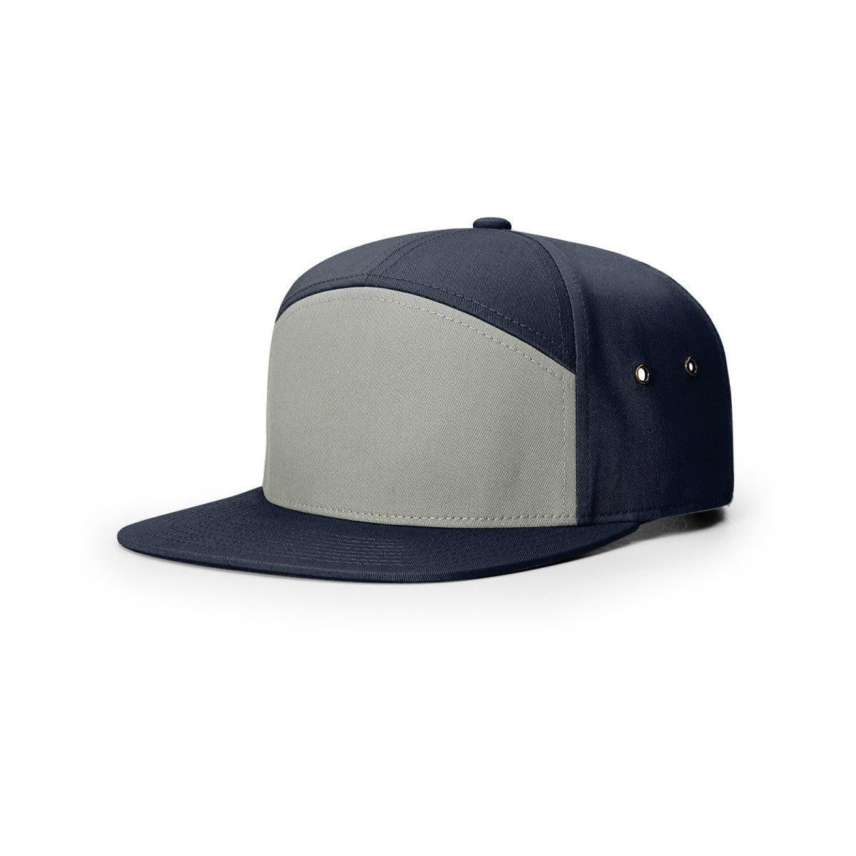 no-logo Richardson 7 Panel Twill Strapback-Richardson-Thread Logic