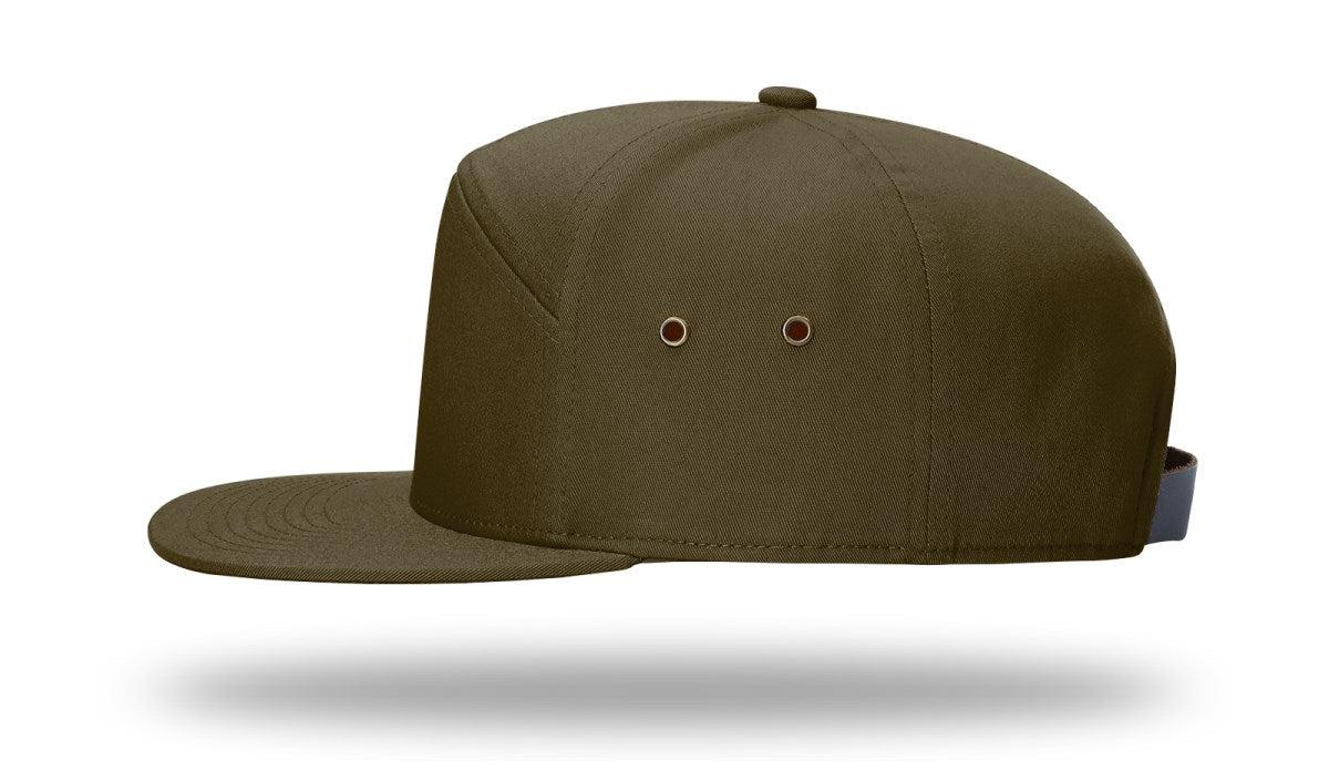 no-logo Richardson 7 Panel Twill Strapback-Richardson-Thread Logic