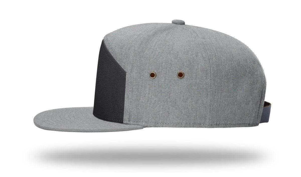 no-logo Richardson 7 Panel Twill Strapback-Richardson-Thread Logic