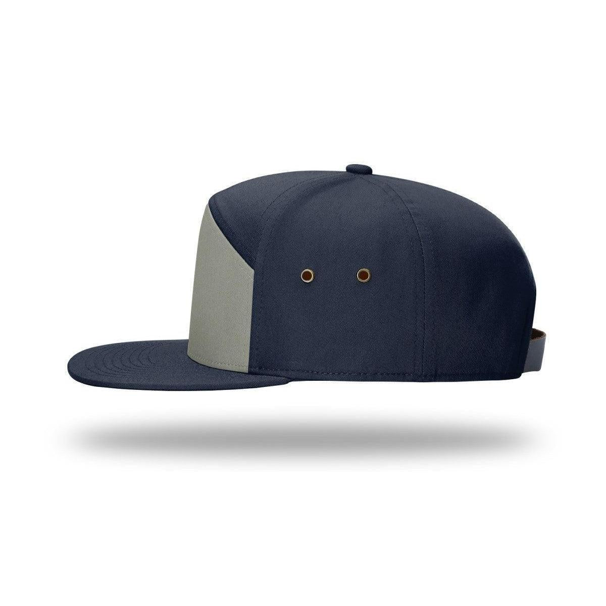no-logo Richardson 7 Panel Twill Strapback-Richardson-Thread Logic