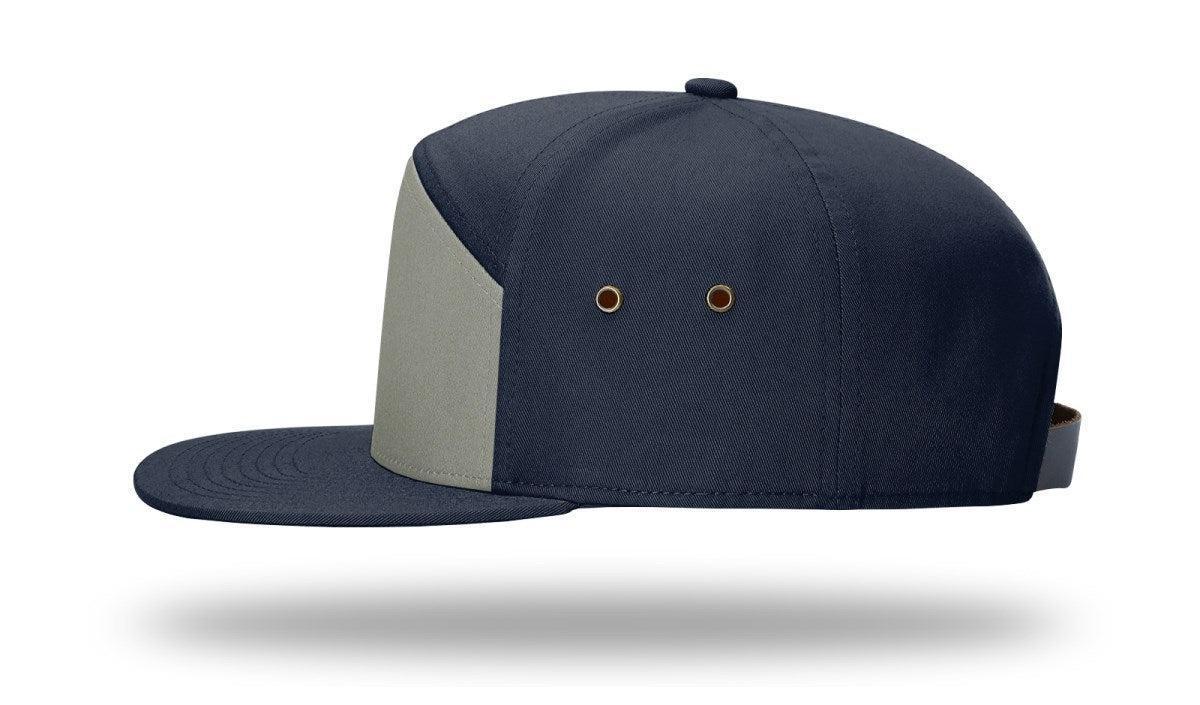 no-logo Richardson 7 Panel Twill Strapback-Richardson-Thread Logic