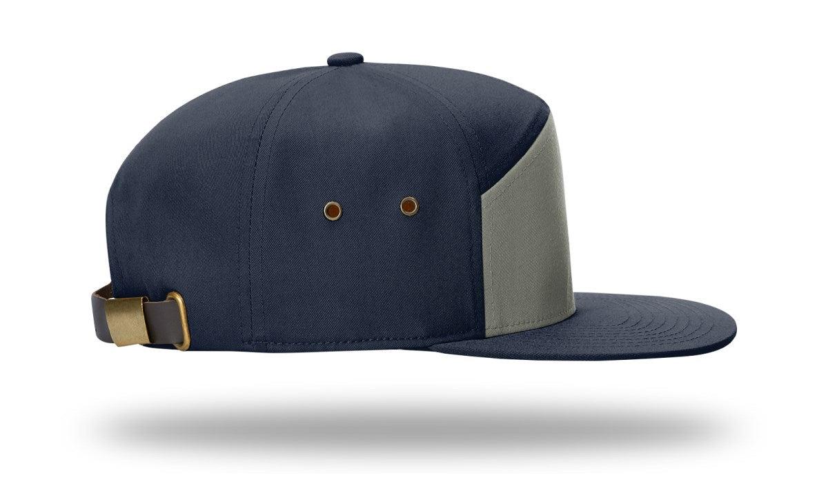 no-logo Richardson 7 Panel Twill Strapback-Richardson-Thread Logic