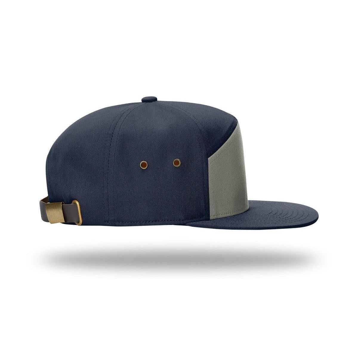 no-logo Richardson 7 Panel Twill Strapback-Richardson-Thread Logic