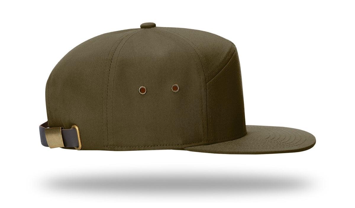 no-logo Richardson 7 Panel Twill Strapback-Richardson-Thread Logic